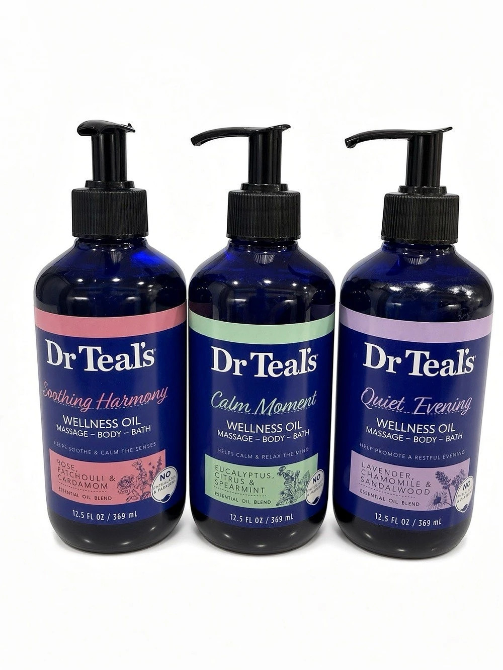 Dr Teal's Wellness Oil Massage · Body · Bath Trio 12.5 fl oz NWT